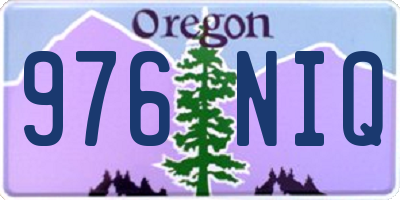 OR license plate 976NIQ