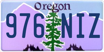 OR license plate 976NIZ