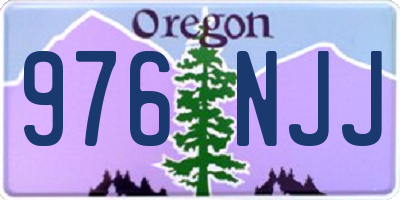 OR license plate 976NJJ