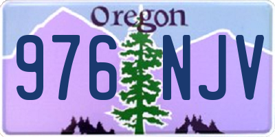 OR license plate 976NJV