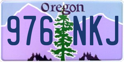 OR license plate 976NKJ