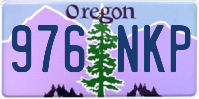 OR license plate 976NKP