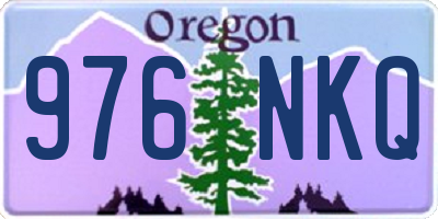 OR license plate 976NKQ