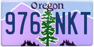 OR license plate 976NKT