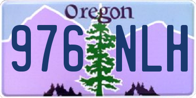 OR license plate 976NLH