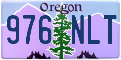 OR license plate 976NLT