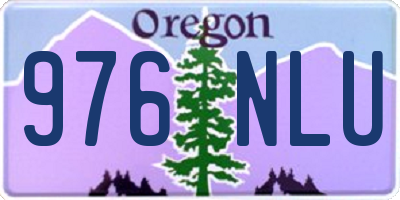 OR license plate 976NLU