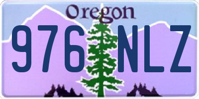 OR license plate 976NLZ