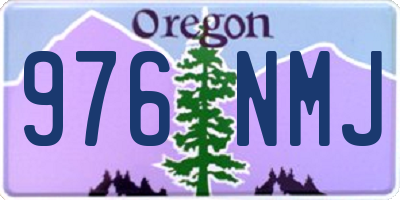 OR license plate 976NMJ