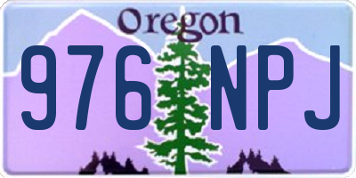 OR license plate 976NPJ