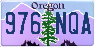 OR license plate 976NQA