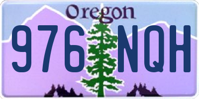 OR license plate 976NQH