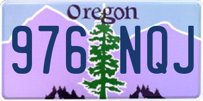 OR license plate 976NQJ