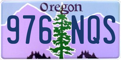 OR license plate 976NQS