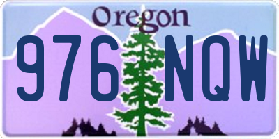 OR license plate 976NQW