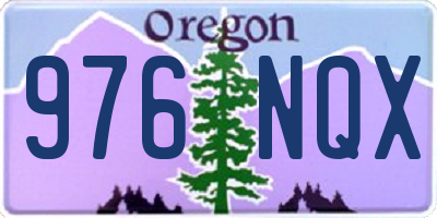 OR license plate 976NQX