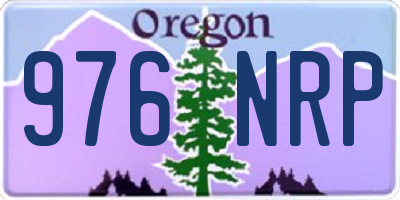 OR license plate 976NRP
