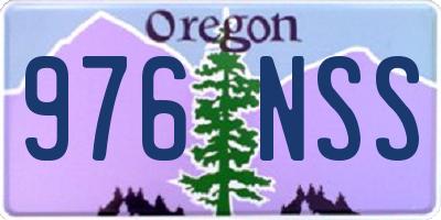OR license plate 976NSS