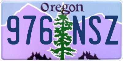OR license plate 976NSZ