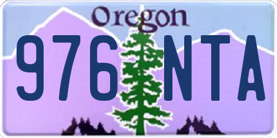 OR license plate 976NTA