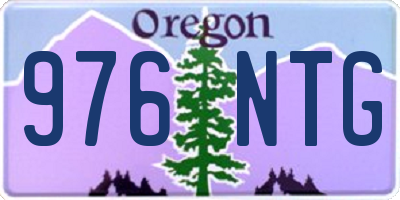 OR license plate 976NTG
