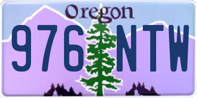 OR license plate 976NTW