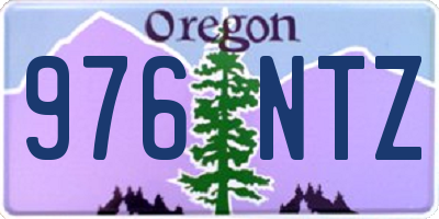 OR license plate 976NTZ