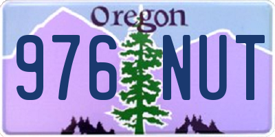 OR license plate 976NUT