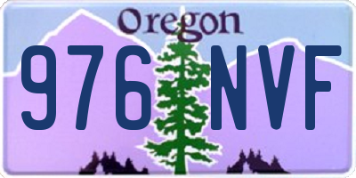 OR license plate 976NVF