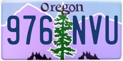 OR license plate 976NVU
