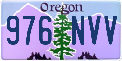 OR license plate 976NVV
