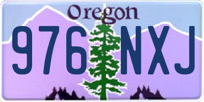 OR license plate 976NXJ