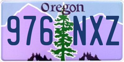 OR license plate 976NXZ