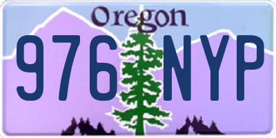 OR license plate 976NYP