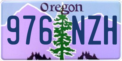 OR license plate 976NZH