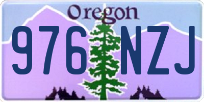 OR license plate 976NZJ