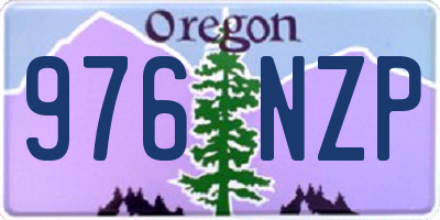 OR license plate 976NZP