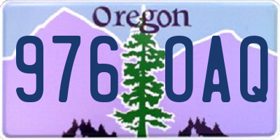 OR license plate 976OAQ