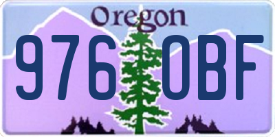 OR license plate 976OBF