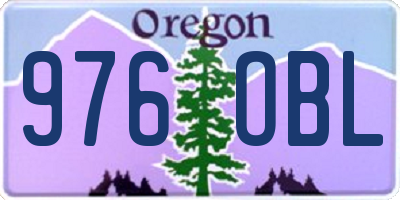 OR license plate 976OBL