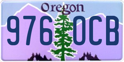 OR license plate 976OCB
