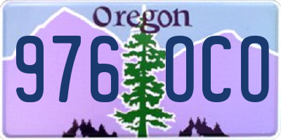 OR license plate 976OCO