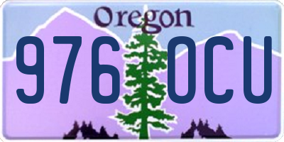 OR license plate 976OCU