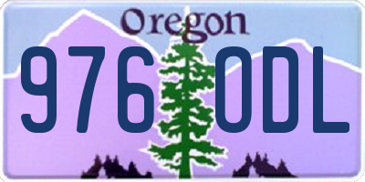 OR license plate 976ODL