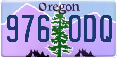 OR license plate 976ODQ