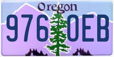 OR license plate 976OEB