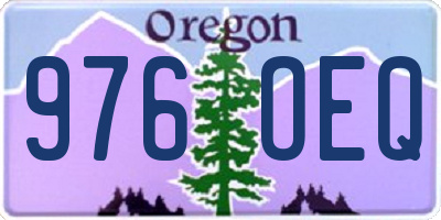 OR license plate 976OEQ