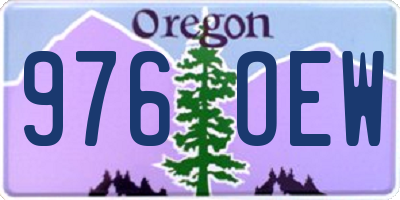 OR license plate 976OEW