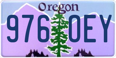 OR license plate 976OEY