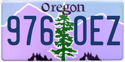 OR license plate 976OEZ
